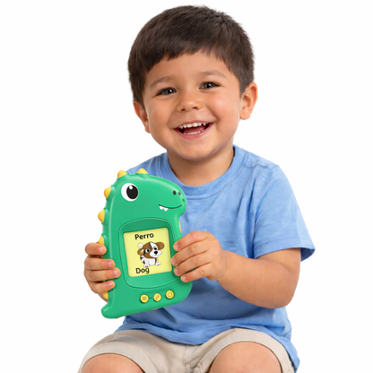 LECTOR DE TARJETAS DINO INGLES ESPAÑOL