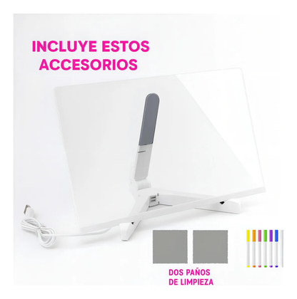 PIZARRA LED ACRILICA FLUORESCENTE