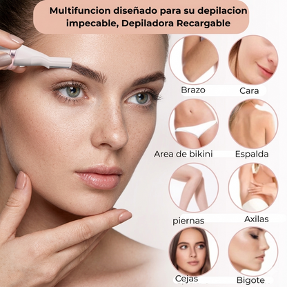 DEPILADORA VERSAGLOW 4 EN 1 Axilas, área de bikini, cejas y mucho más...