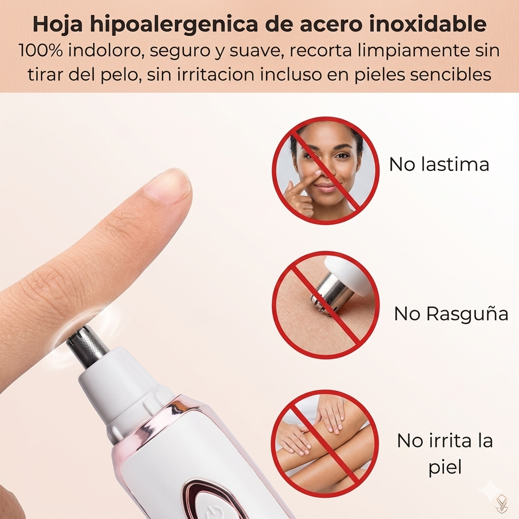DEPILADORA VERSAGLOW 4 EN 1 Axilas, área de bikini, cejas y mucho más...