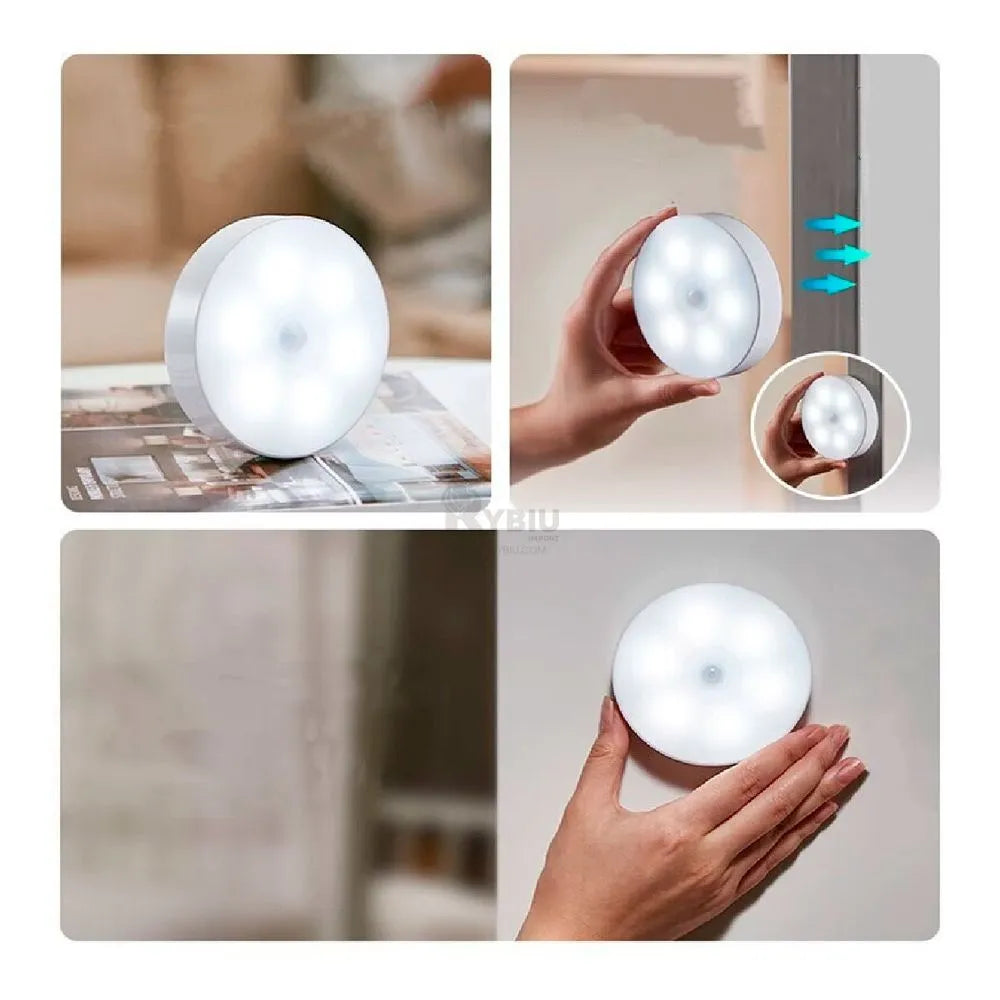 Foco LED con sensor de movimiento recargable