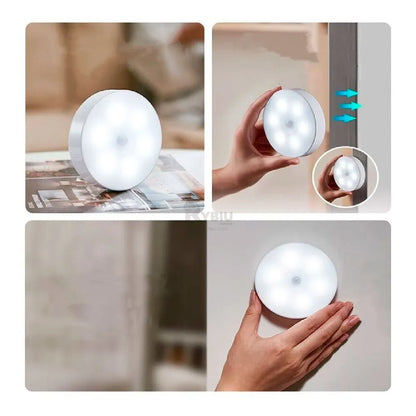 Foco LED con sensor de movimiento recargable