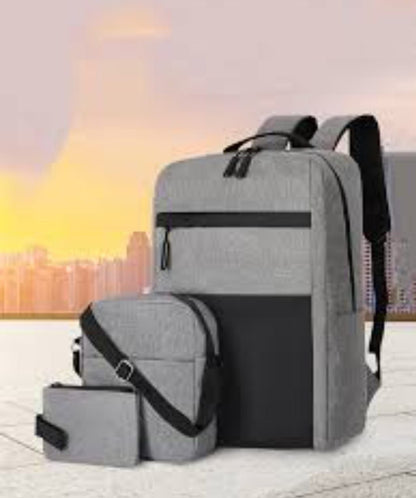 MOCHILA UNISEX DE 3 PIEZAS